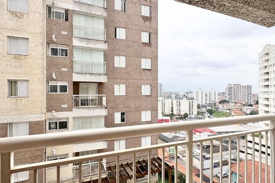 Varanda da Sala de apartamento à venda com 2 quartos, 52m² em Freguesia do Ó, São Paulo