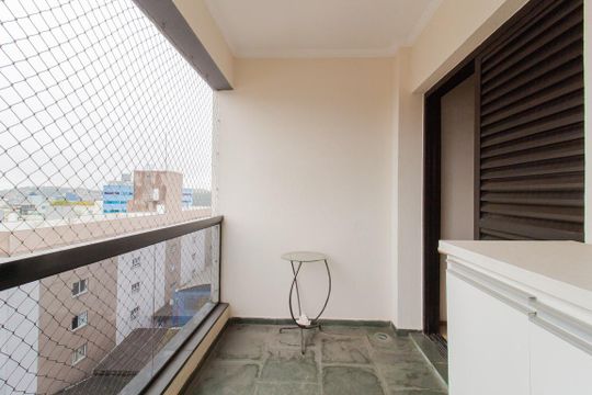 Sacada da suíte de apartamento para alugar com 3 quartos, 110m² em Vila Bocaina, Mauá
