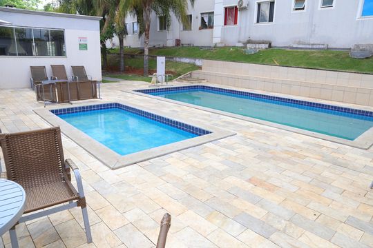 Área da piscina de apartamento à venda com 2 quartos, 67m² em Jardim da Luz, Goiânia