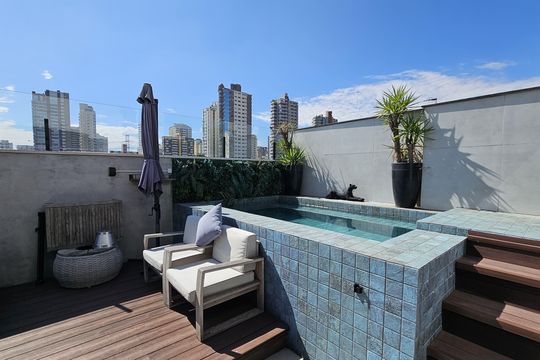 Área externa de apartamento à venda com 3 quartos, 140m² em Jardim, Santo André
