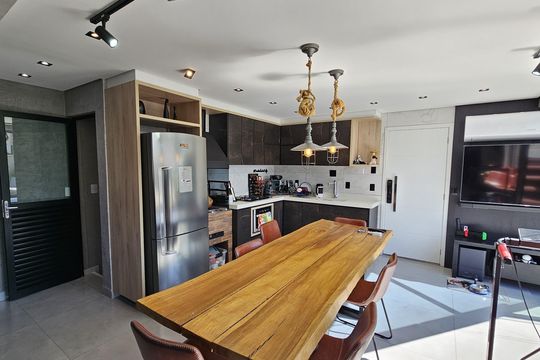 Cozinha de apartamento à venda com 3 quartos, 140m² em Jardim, Santo André