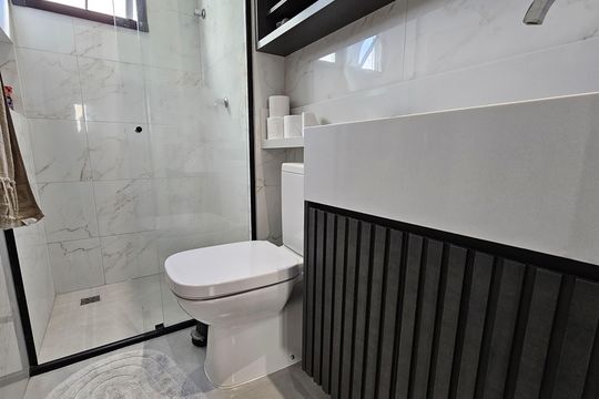 Banheiro 1 de apartamento à venda com 3 quartos, 140m² em Jardim, Santo André