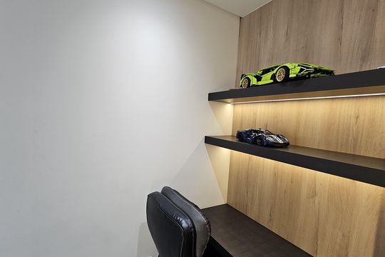 Escritório  de apartamento à venda com 3 quartos, 140m² em Jardim, Santo André