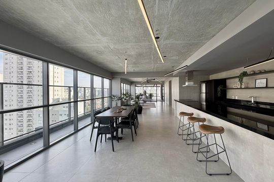 Salão de Festas de kitnet/studio à venda com 1 quarto, 24m² em Vila Olímpia, São Paulo