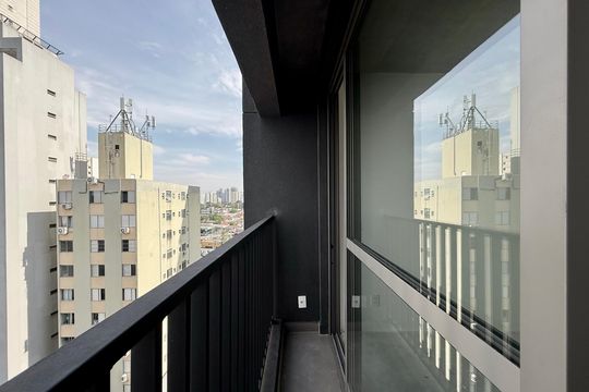 Sacada de kitnet/studio à venda com 1 quarto, 24m² em Vila Olímpia, São Paulo