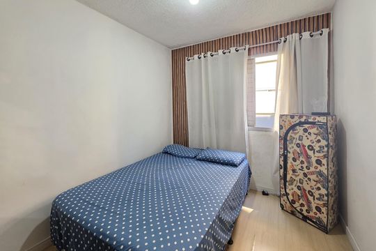 Quarto 3 de apartamento à venda com 3 quartos, 64m² em Vila Lutécia, Santo André
