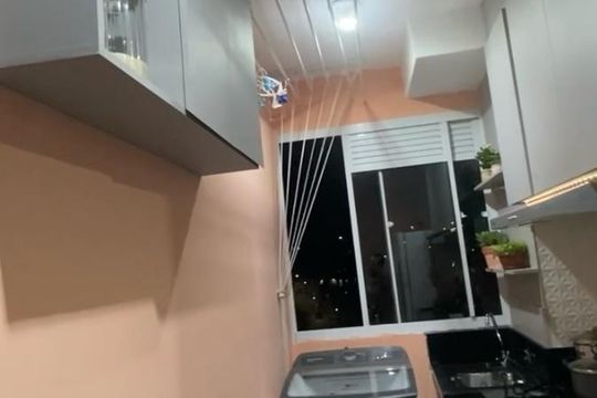 Lavanderia de apartamento para alugar com 2 quartos, 41m² em Vila Remo, São Paulo