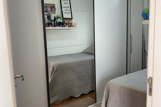 Quarto 1 de apartamento para alugar com 2 quartos, 41m² em Vila Remo, São Paulo
