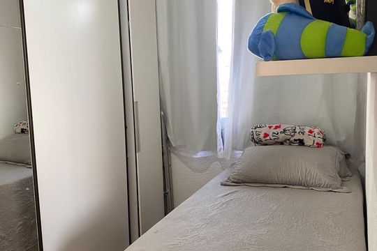 Quarto 1 de apartamento para alugar com 2 quartos, 41m² em Vila Remo, São Paulo