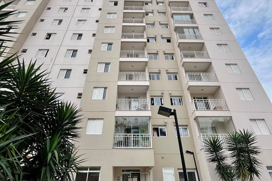 Fachada do bloco de apartamento para alugar com 2 quartos, 50m² em Vila Industrial (campinas), Campinas