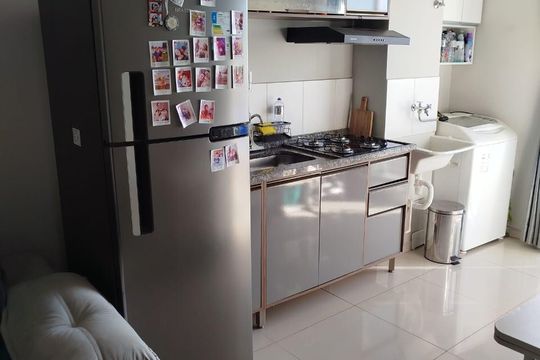 Cozinha de apartamento à venda com 1 quarto, 31m² em Sacomã, São Paulo