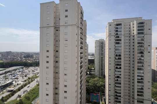 Vista da Varanda gourmet de apartamento para alugar com 2 quartos, 56m² em Jardim Tabatinga, Guarulhos
