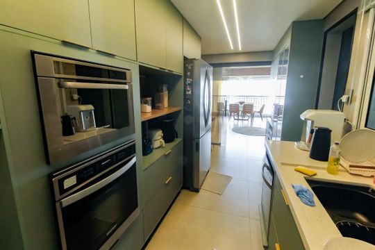 Cozinha - Armários de apartamento para alugar com 3 quartos, 129m² em Jardim Caboré, São Paulo