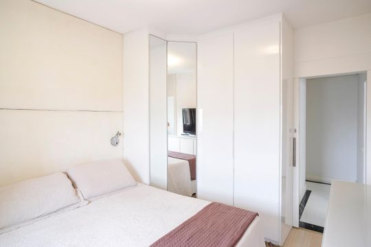Suíte 1 de apartamento à venda com 2 quartos, 112m² em Santa Maria, São Caetano do Sul