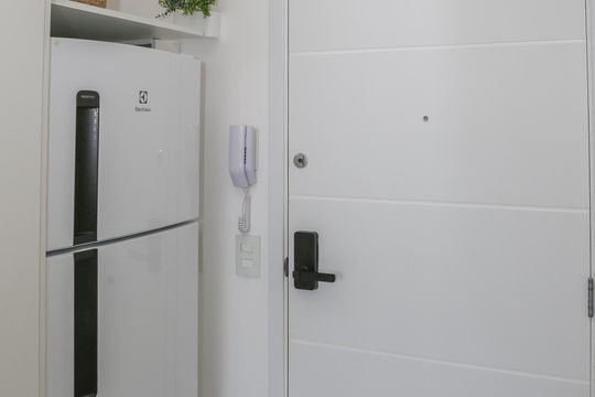 Sala/Cozinha de apartamento para alugar com 1 quarto, 27m² em Perdizes, São Paulo
