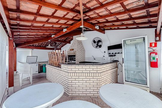 Área comum - Churrasqueira de apartamento para alugar com 3 quartos, 74m² em Tatuapé, São Paulo