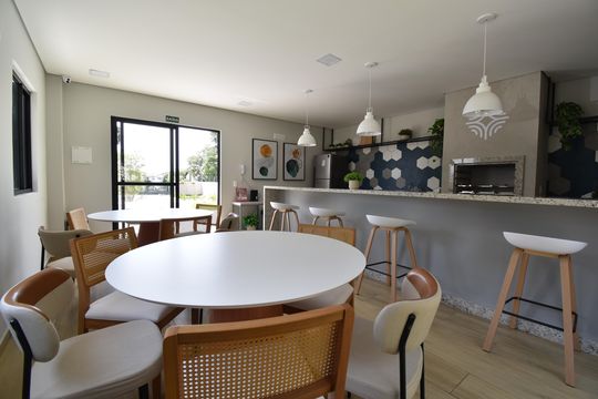 Área comum - Espaço Gourmet de apartamento para alugar com 2 quartos, 53m² em Hauer, Curitiba