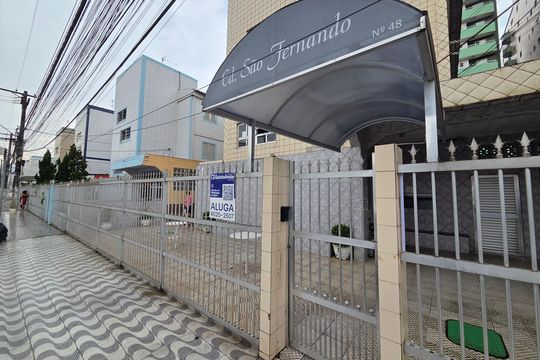 Fachada de kitnet/studio para alugar com 1 quarto, 35m² em Cidade Ocian, Praia Grande