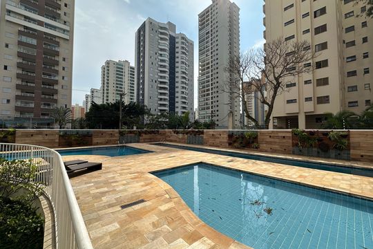 Área comum - Piscina de apartamento para alugar com 3 quartos, 156m² em Parque Residencial Aquarius, São José dos Campos