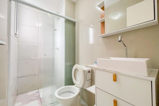 Banheiro de apartamento para alugar com 3 quartos, 65m² em Vila Yara, Osasco