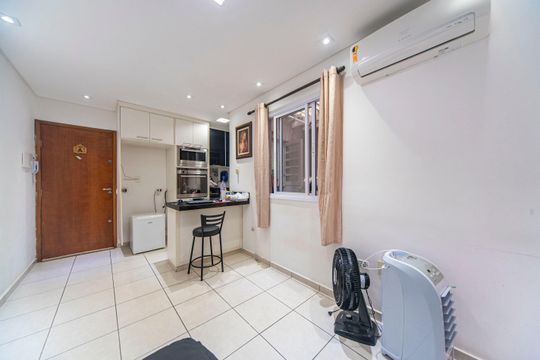 Sala de apartamento para alugar com 2 quartos, 48m² em Vila Linda, Santo André