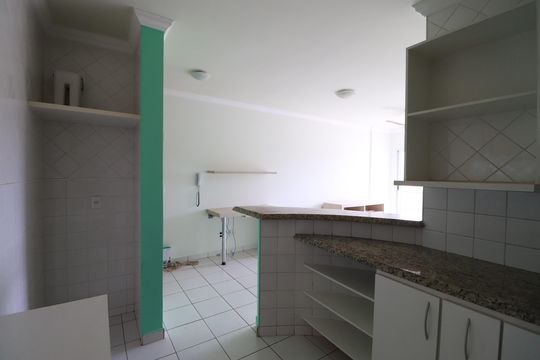 Cozinha  de apartamento para alugar com 1 quarto, 49m² em Nova Ribeirânia, Ribeirão Preto