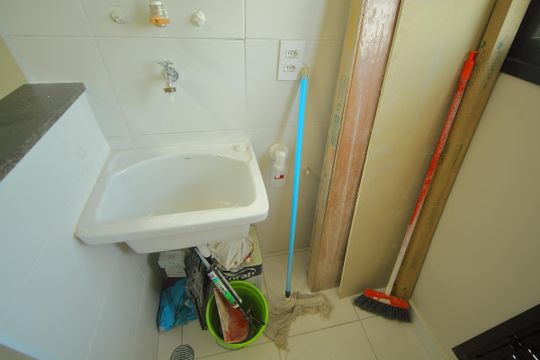 Área de Serviço de apartamento à venda com 2 quartos, 54m² em Centro, São Bernardo do Campo