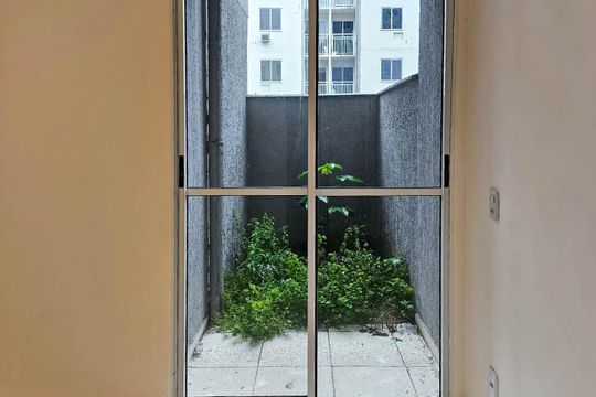 Varanda da Sala de apartamento para alugar com 2 quartos, 48m² em Guaratiba, Rio de Janeiro