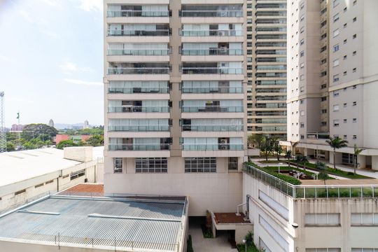 Vista do Quarto de apartamento para alugar com 2 quartos, 49m² em Barra Funda, São Paulo