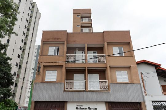 Fachada do prédio de apartamento à venda com 2 quartos, 42m² em Parque Peruche, São Paulo