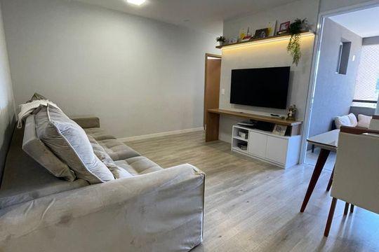 Sala/Cozinha de apartamento à venda com 3 quartos, 101m² em Horto Florestal, Jundiaí