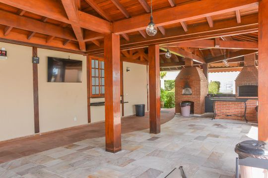 Área comum - Churrasqueira de casa de condomínio para alugar com 4 quartos, 120m² em Jardim Lauro Gomes, São Bernardo do Campo
