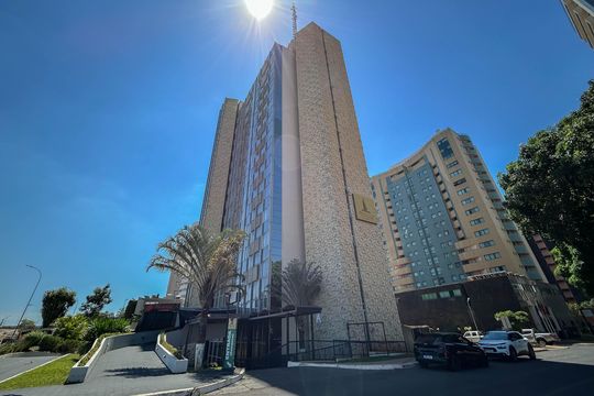 Fachada de kitnet/studio para alugar com 1 quarto, 21m² em Quadra 4, Brasília