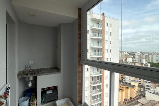 Varanda gourmet de apartamento à venda com 2 quartos, 65m² em Vila Camargo, São Bernardo do Campo
