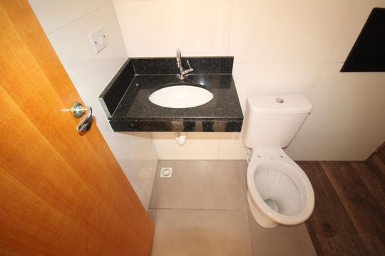 Banheiro de apartamento à venda com 1 quarto, 35m² em Carandiru, São Paulo