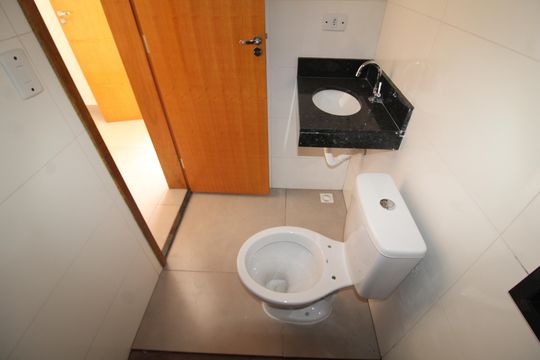 Banheiro de apartamento à venda com 1 quarto, 35m² em Carandiru, São Paulo