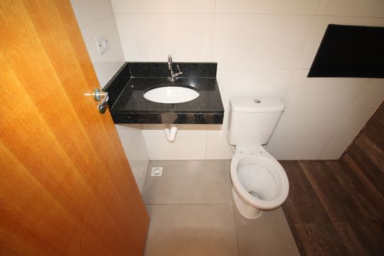 Banheiro de apartamento à venda com 1 quarto, 35m² em Carandiru, São Paulo