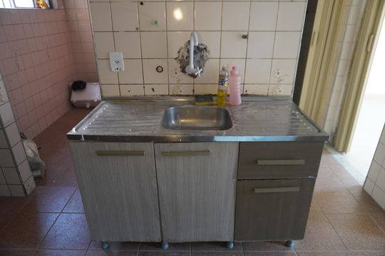 Cozinha de apartamento para alugar com 2 quartos, 40m² em Cidade Tiradentes, São Paulo
