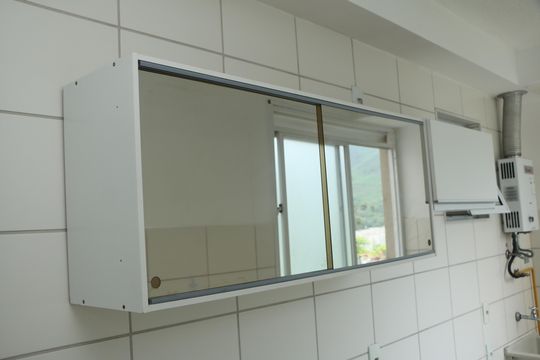 Cozinha - Armários de apartamento para alugar com 2 quartos, 43m² em Jardim Alvorada, Nova Iguaçu