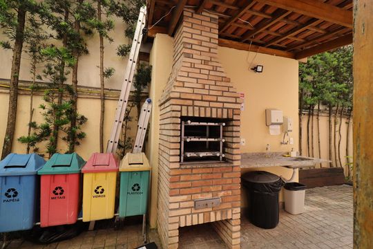 Área comum - Churrasqueira de apartamento para alugar com 2 quartos, 60m² em Jardim Ubirajara, São Paulo
