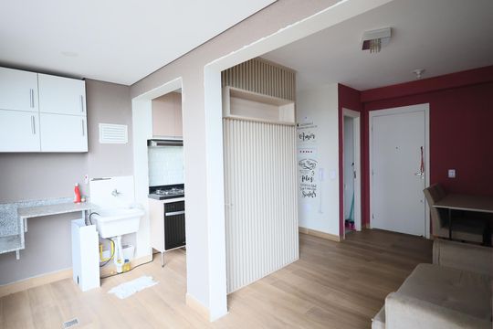 Sala de apartamento à venda com 3 quartos, 56m² em Padroeira, Osasco