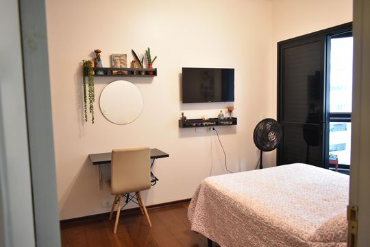 Quarto 2 de apartamento à venda com 3 quartos, 166m² em Vila Clementino, São Paulo