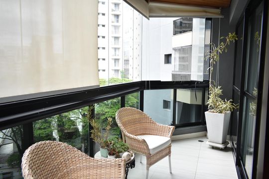 Sacada de apartamento à venda com 3 quartos, 166m² em Vila Clementino, São Paulo