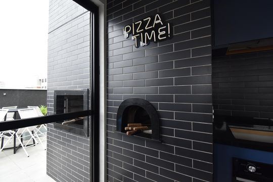 Área comum - Espaço Gourmet de apartamento para alugar com 1 quarto, 36m² em Portão, Curitiba
