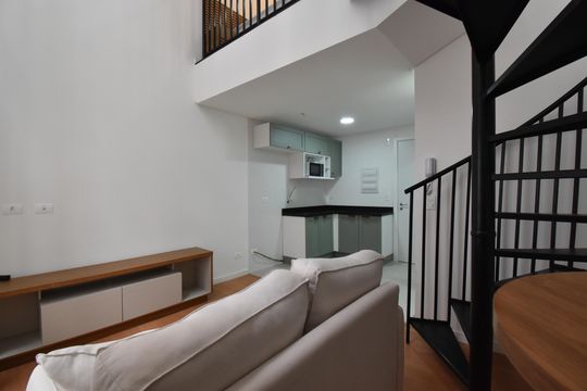 Sala de apartamento para alugar com 1 quarto, 36m² em Portão, Curitiba