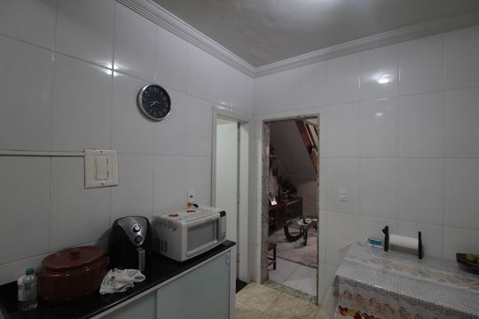 Cozinha e Área de Serviço de casa de condomínio à venda com 2 quartos, 70m² em Santa Branca, Belo Horizonte