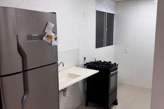 Cozinha de apartamento para alugar com 2 quartos, 41m² em Sarandi, Porto Alegre