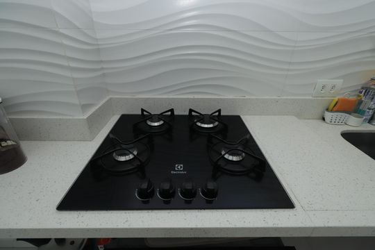 Cozinha de apartamento à venda com 2 quartos, 69m² em Chácara Seis de Outubro, São Paulo