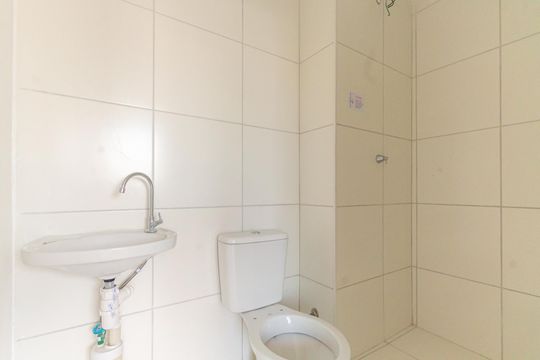 Banheiro de apartamento para alugar com 1 quarto, 25m² em Tatuapé, São Paulo