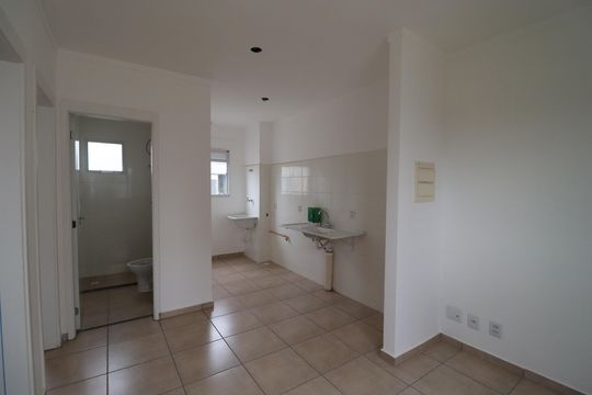 Cozinha  de apartamento para alugar com 2 quartos, 39m² em Jardim Diva Tarla de Carvalho, Ribeirão Preto